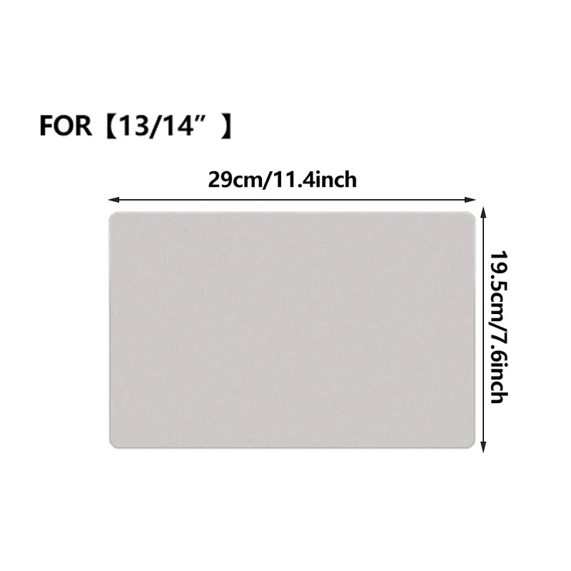 Chiffon de nettoyage anti-poussière en microfibre — housse clavier, écran ordinateur portable 13/15/16 pouces