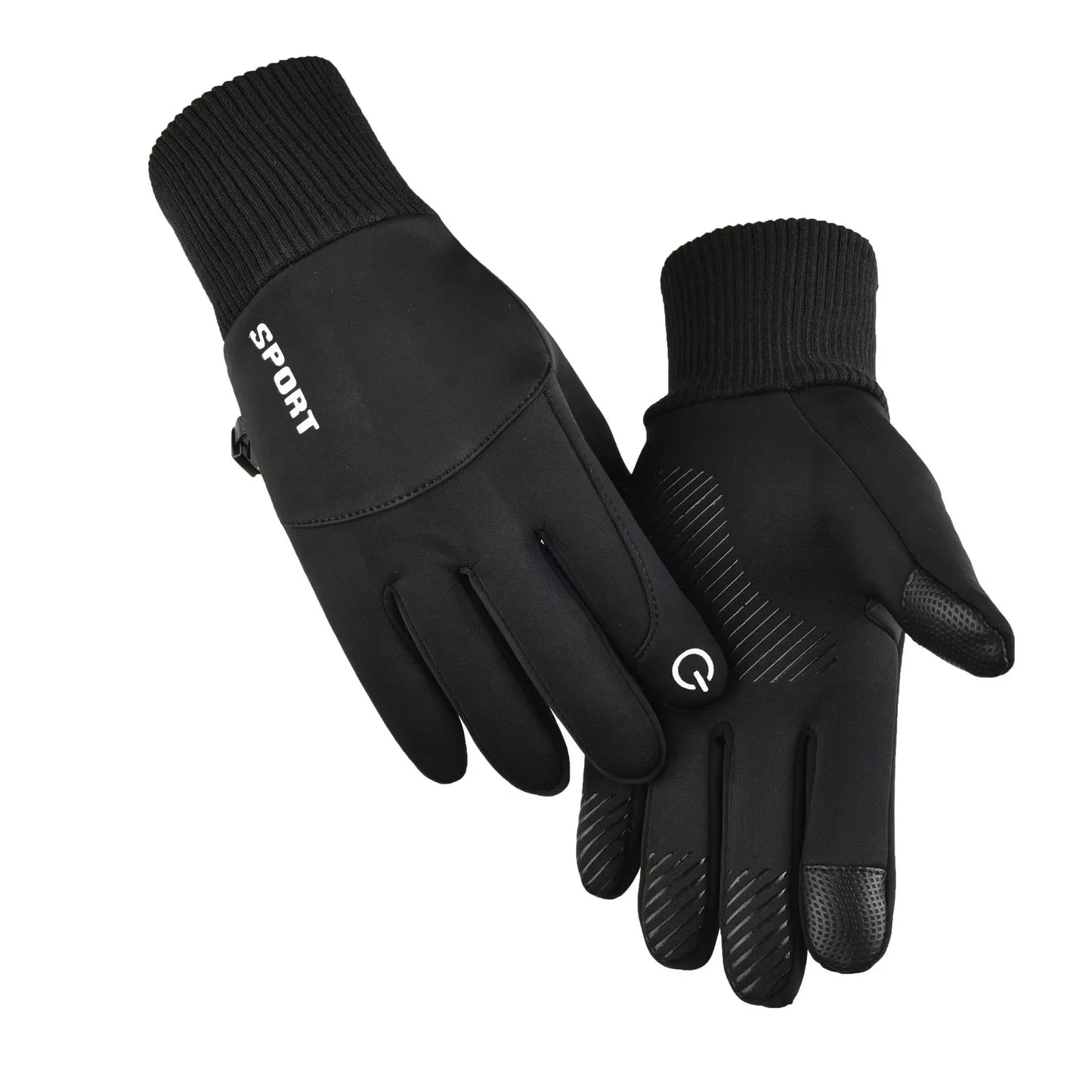 Guantes de invierno térmicos impermeables para pantalla táctil – Guantes deportivos cálidos para hombres y mujeres (correr, ciclismo, esquí)
