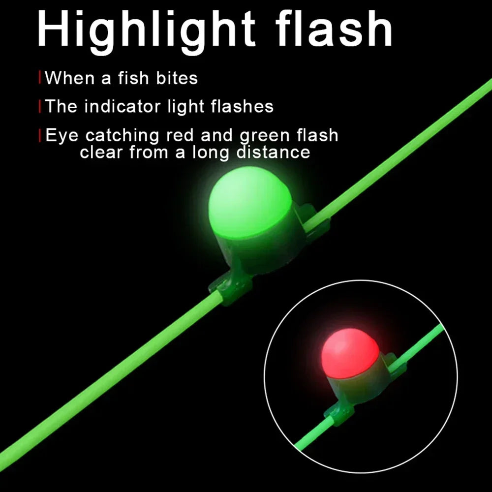 Alarme de Pêche Nocturne LED — Rappel Intelligent Morsure de Poisson