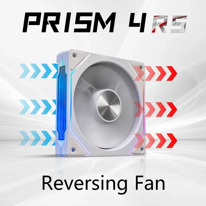 PRISM 4 RS ventilateur de boîtier d'ordinateur 12 cm ARGB 4 broches ventilateur de refroidissement silencieux 12 V grand Volume d'air 800-1600 tr/min