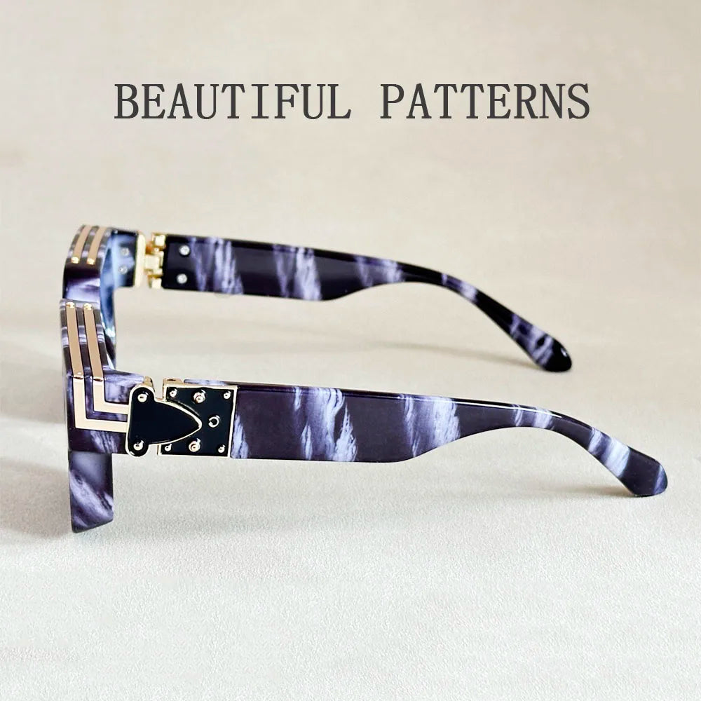Lunettes de soleil carrées pour hommes rétro — femmes, mode, vintage, vacances, 2025