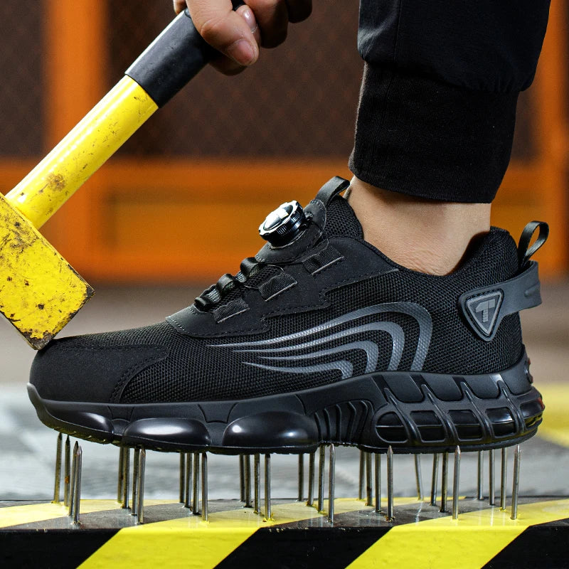 Chaussures de Sécurité Bouton Rotatif — Nouvelle Génération Protection