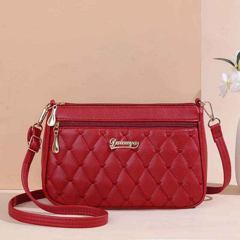 Bolsos de mensajero bordados para mujer, bolsos de cuero, bolsos de mano para mujer, bolso de mano con bola de pelo