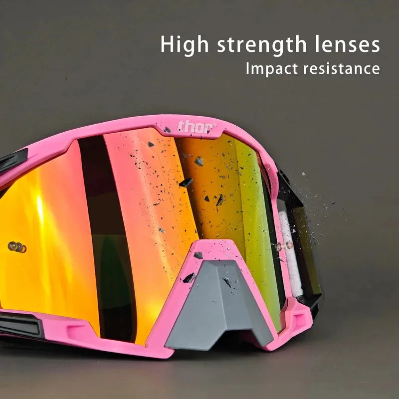 Lunettes Motocross Coupe-Vent — Casque VTT Moto Tout-Terrain Accessoires Vélo