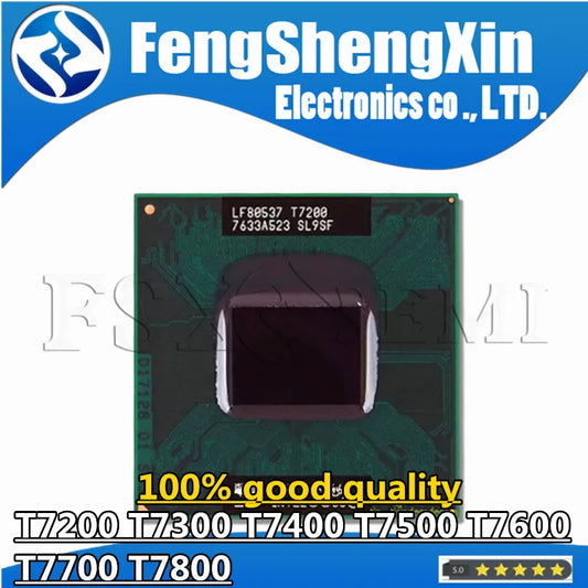 2 Duo T7200 T7300 T7400 T7500 T7600 T7700 T7800 T8100 T8300 processeur ordinateur portable CPU T9400
