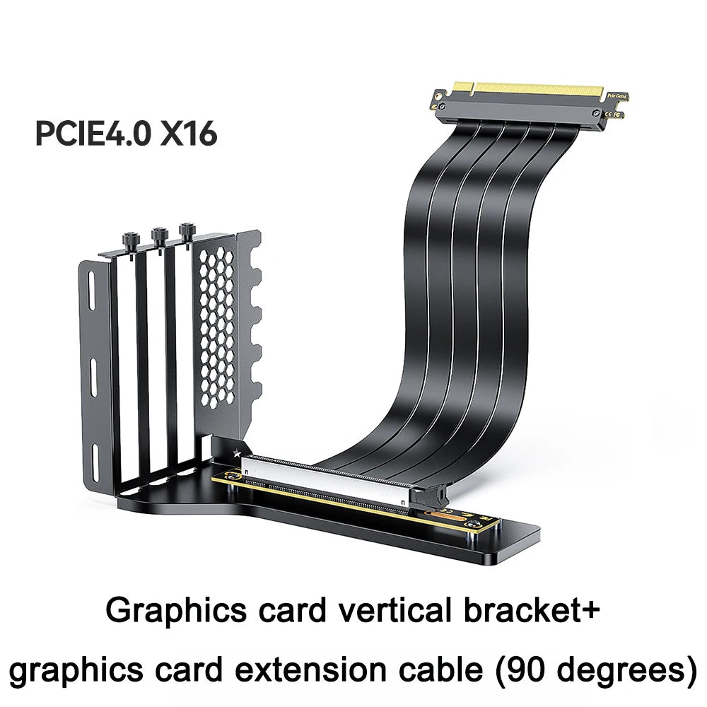 PCIE 3.0 4.0x16 Kit de Support de GPU Vertical universel Riser ATX Matx boîtier VGA carte graphique Support de direction Support