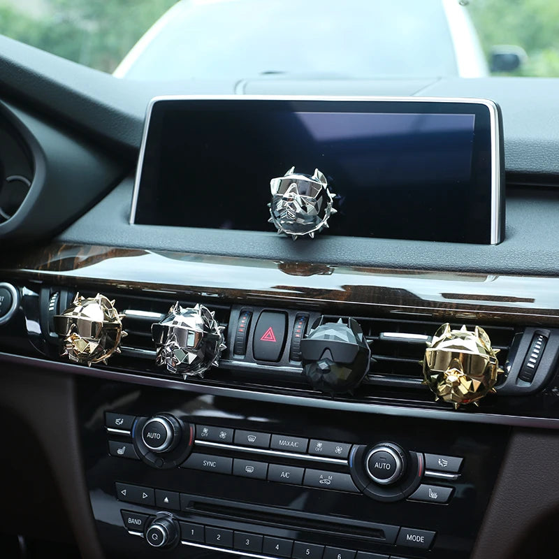No Bulldog Perfume Car Air Freshener Car Perfume Auto Decor Car Scent Clip Bulldog Perfume Car Fragrance Car Diffuser