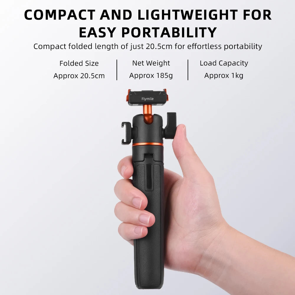Flymile — Perche à Selfie Trépied DJI Osmo 360 Action 4/3 Base Magnétique