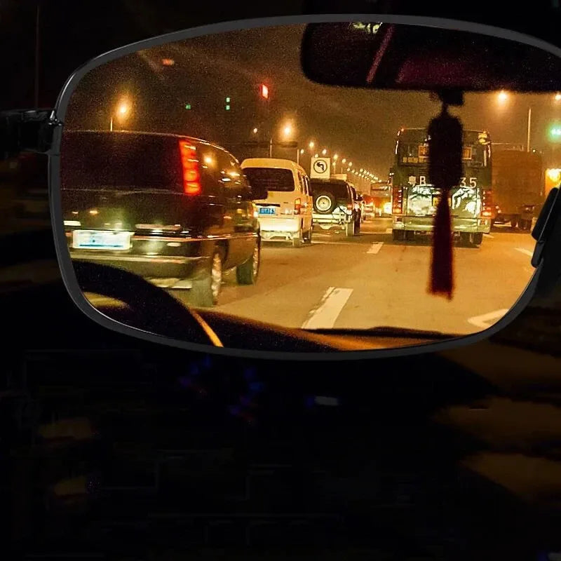 Lunettes de Vision Nocturne Conduite Nuit — Protection UV Unisexe Cadeau