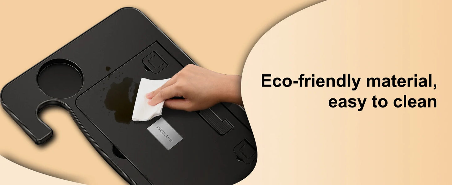 Eary – bureau à volant de voiture pour ordinateur portable, accessoires de voyage sur route, Table pour hommes et femmes, plateau de travail pour manger avec porte-boissons