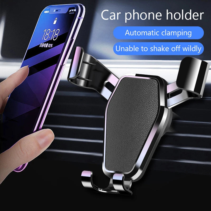 Soporte para coche para teléfono, soporte multifuncional para teléfono móvil, soporte de gravedad para parasol, espejo retrovisor, salpicadero, GPS, Smartphone para iPhone