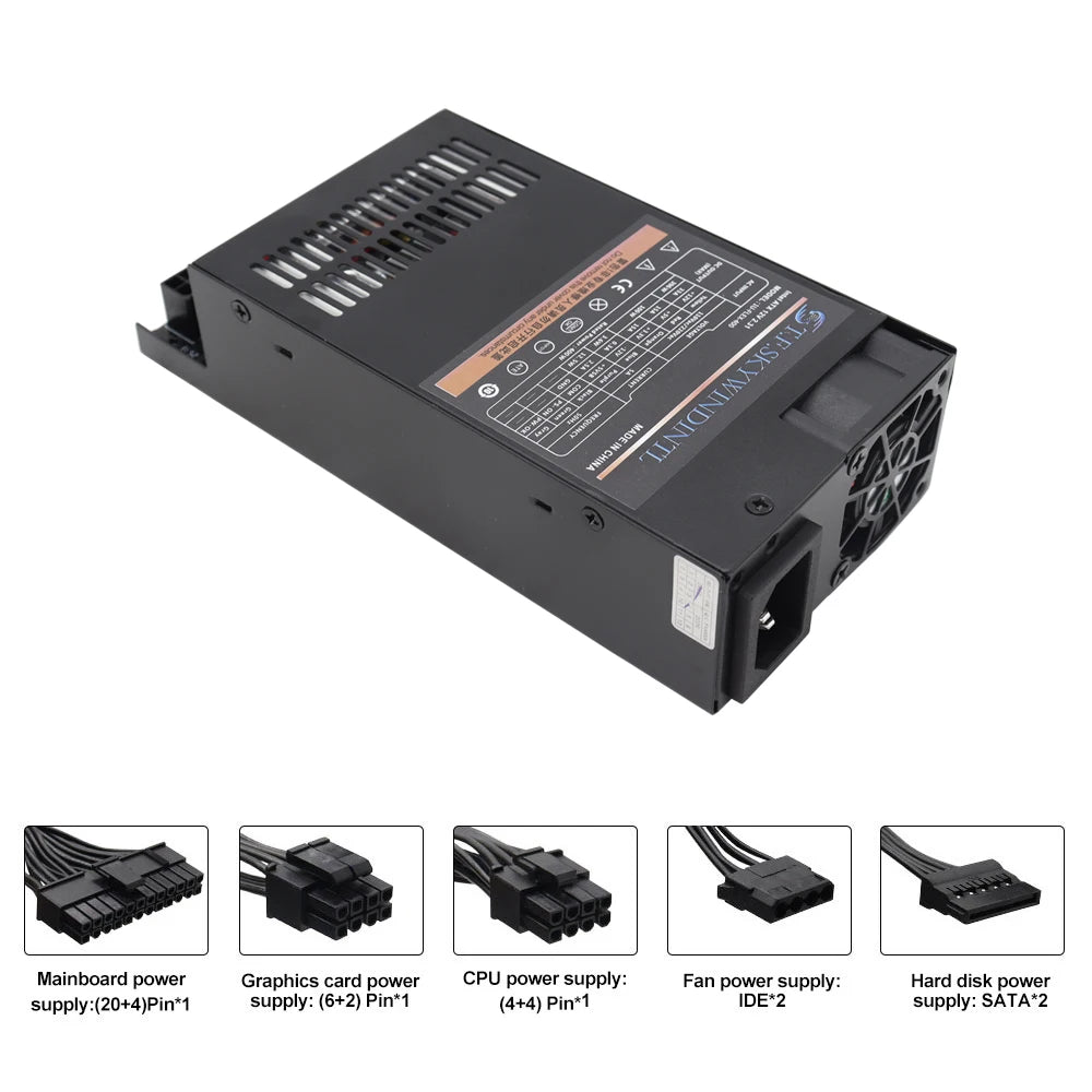 400w alimentation PSU Flex petit 1U pour ATX 12v prenant en charge GPU 110V 220V puissance muet Super Dissipation thermique alimentation