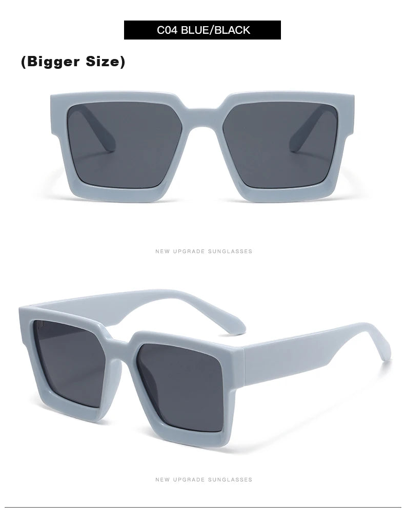 Lunettes de soleil vintage cyclisme carrées — hommes, femmes, rétro, unisexe, populaires, UV400