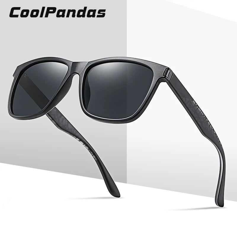 Classique Vintage lunettes de soleil polarisées homme mode léopard cadre rétro lunettes femme UV400 Anti-éblouissement lunettes de soleil homme