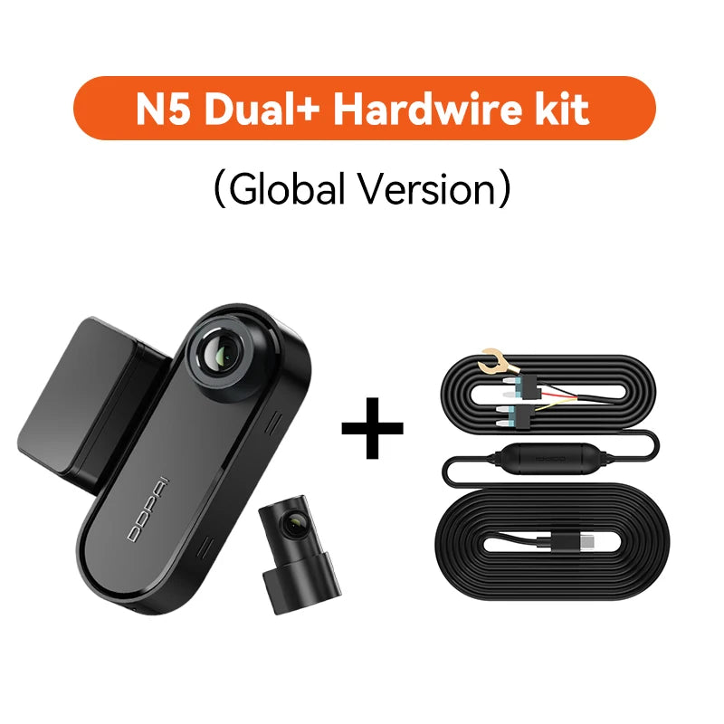 DDPAI Dash Cam N5 doble frontal y trasera 4K resolución Ultra HD cámara de salpicadero NightVIS ADAS GPS grabación automática