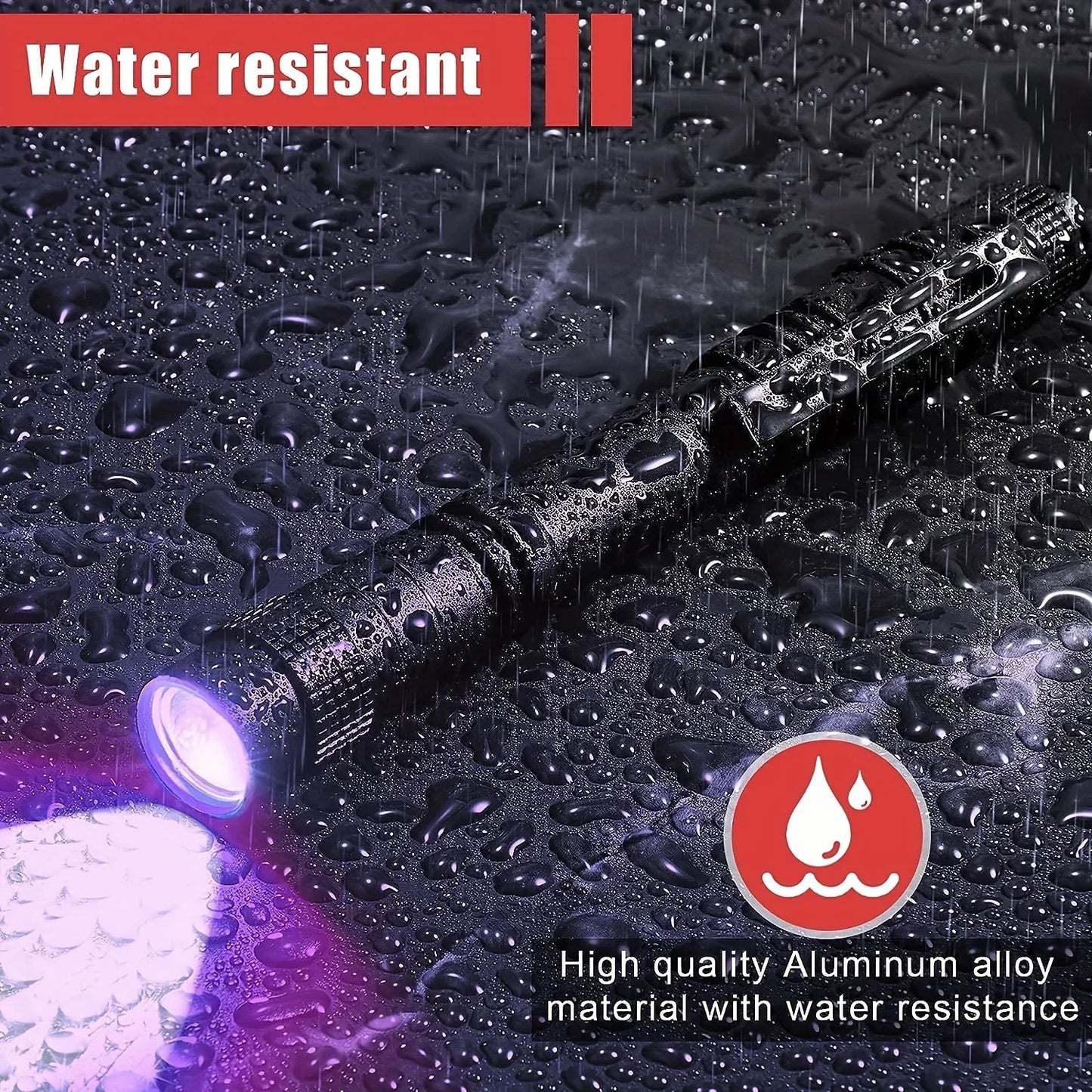 Linterna UV 395nm, antorcha ultravioleta con clip para bolígrafo, pilas AAA portátiles usadas, luz morada, detector de orina de mascotas y escorpiones, lámpara UV