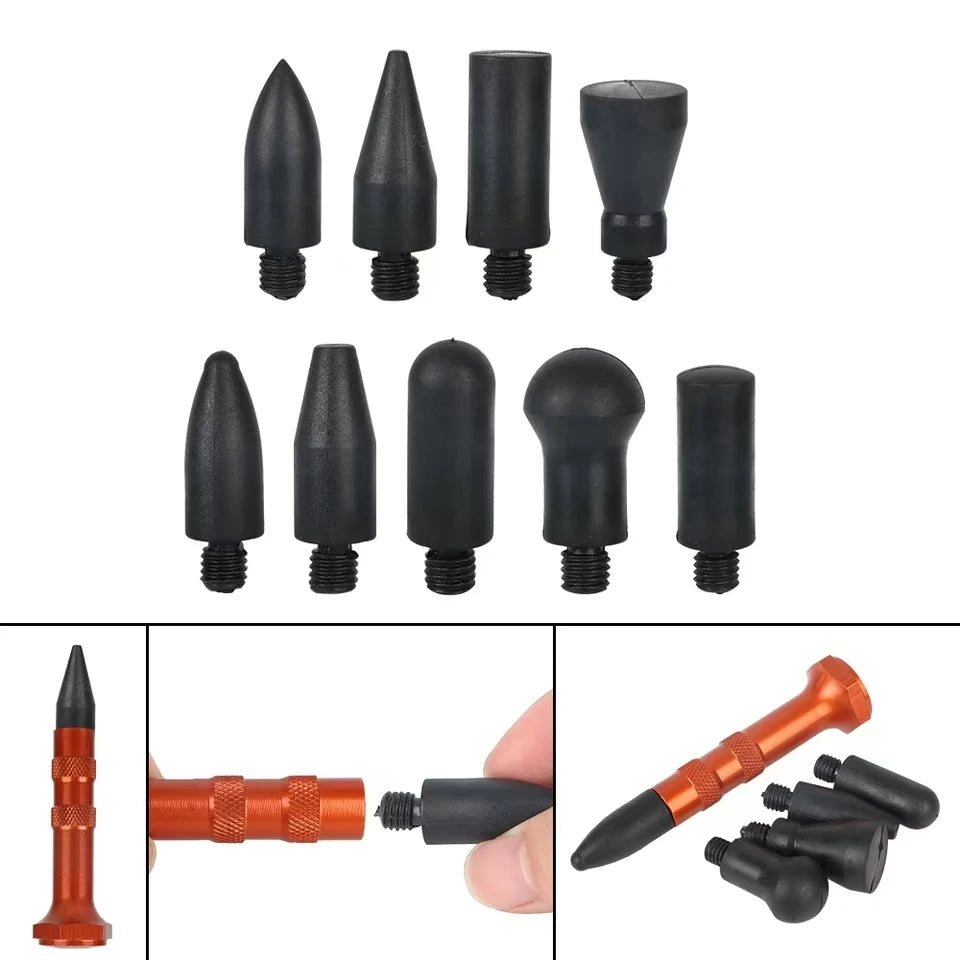 Car dent hammer dent removal tools, hail bulge remover, tap down pen, sheet metal set