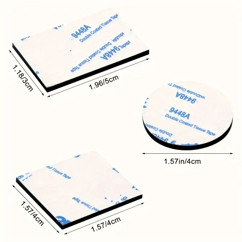 Double-sided adhesive tape, 30 pieces, wall tape suitable for home, office, car, and outdoor use