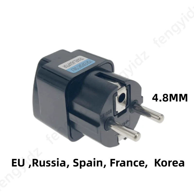 Adaptateur de prise US vers EU corée KR Euro Europea vers amérique chine Canada royaume-uni AU adaptateur de voyage universel convertisseur ca adaptateur d'alimentation