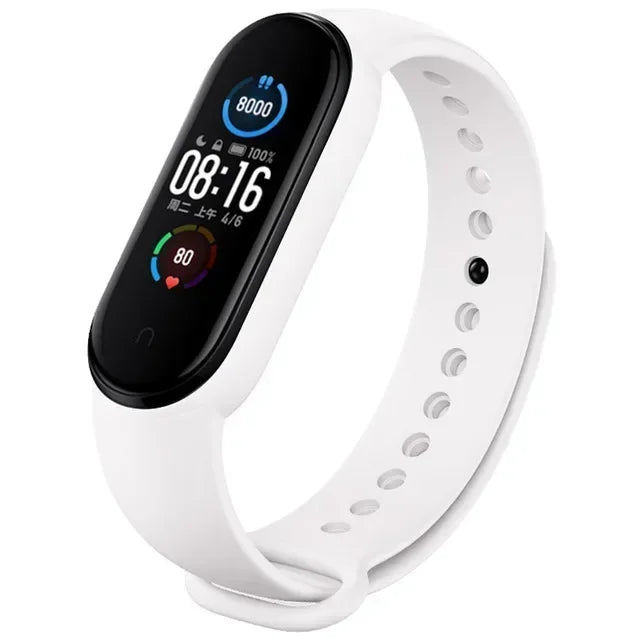 Watch Straps for Xiaomi Mi Band 7 6 5 4 3 Silicone Bracelet Wristbands MiBand 3/4 band5 band6 Smart Watch Accessories
