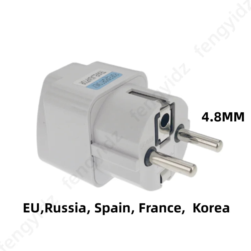 Adaptateur de prise US vers EU corée KR Euro Europea vers amérique chine Canada royaume-uni AU adaptateur de voyage universel convertisseur ca adaptateur d'alimentation