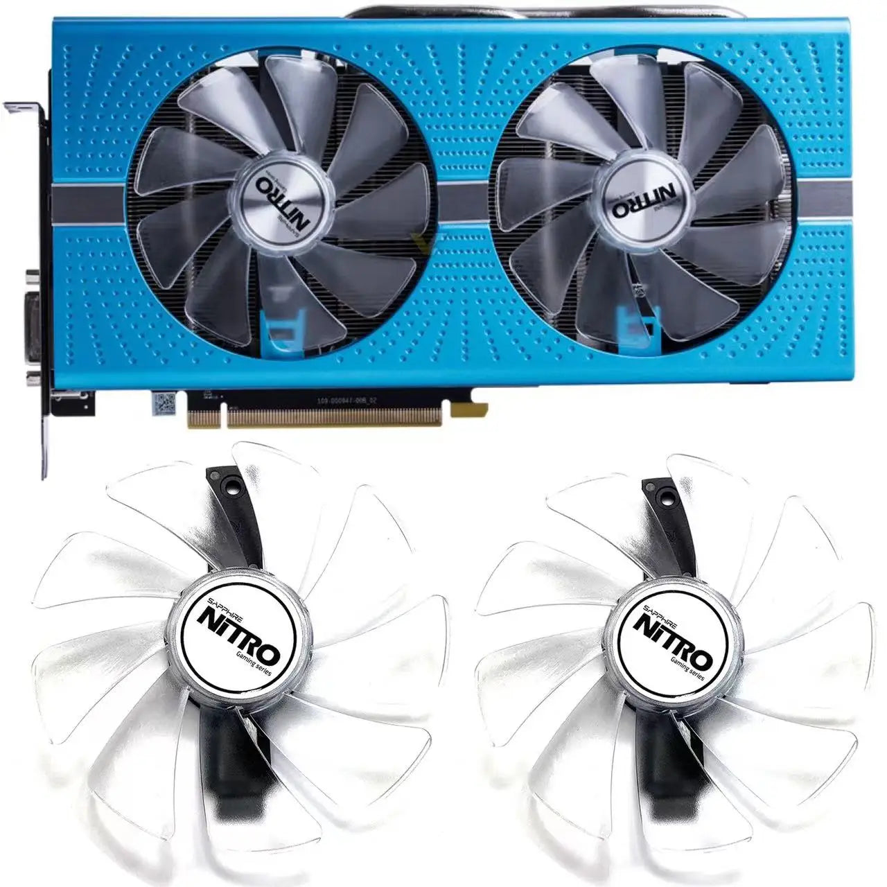 Ventilateur GPU CF1015H12D, pour saphir Nitro jas590 jas580 8G, cochon clocking jas480 8G jas570 4G RX 470 4G GDDR5, nouveau, 95mm