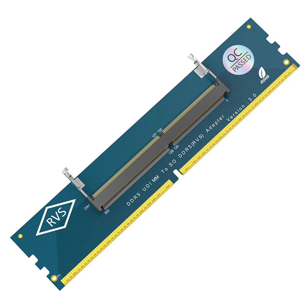 Ordinateur portable SO DDR5 RAM vers ordinateur de bureau DDR5 U-DIMM adaptateur convertisseur de carte mémoire ordinateur portable vers bureau SO-DIMM vers PC carte DIMM