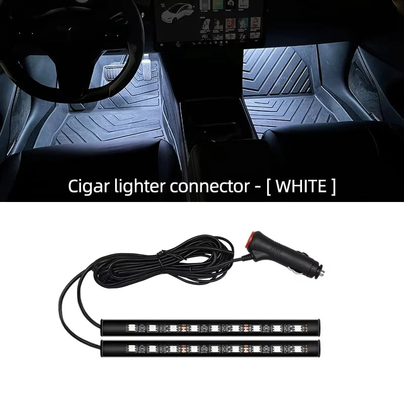 Car Interior LED Strip Light, 5V USB Backlight Kit, Decorative Car Ambient Neon Lamp, Vehicle Accessories, New