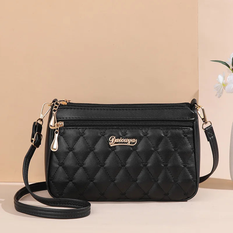 Bolsos de mensajero bordados para mujer, bolsos de cuero, bolsos de mano para mujer, bolso de mano con bola de pelo