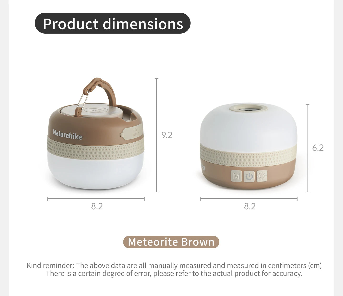 Naturehike – outils d'extérieur, lampes de camping, lampe de poche portable pour randonnée, lampe de tente, étanche IP44, lampes magnétiques, 5 effets d'éclairage