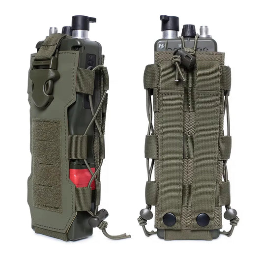 DIZETION Sports de plein air Molle bouteille d'eau pochette Radio cantine couverture étui taille Pack chasse randonnée voyage bouilloire support sacs