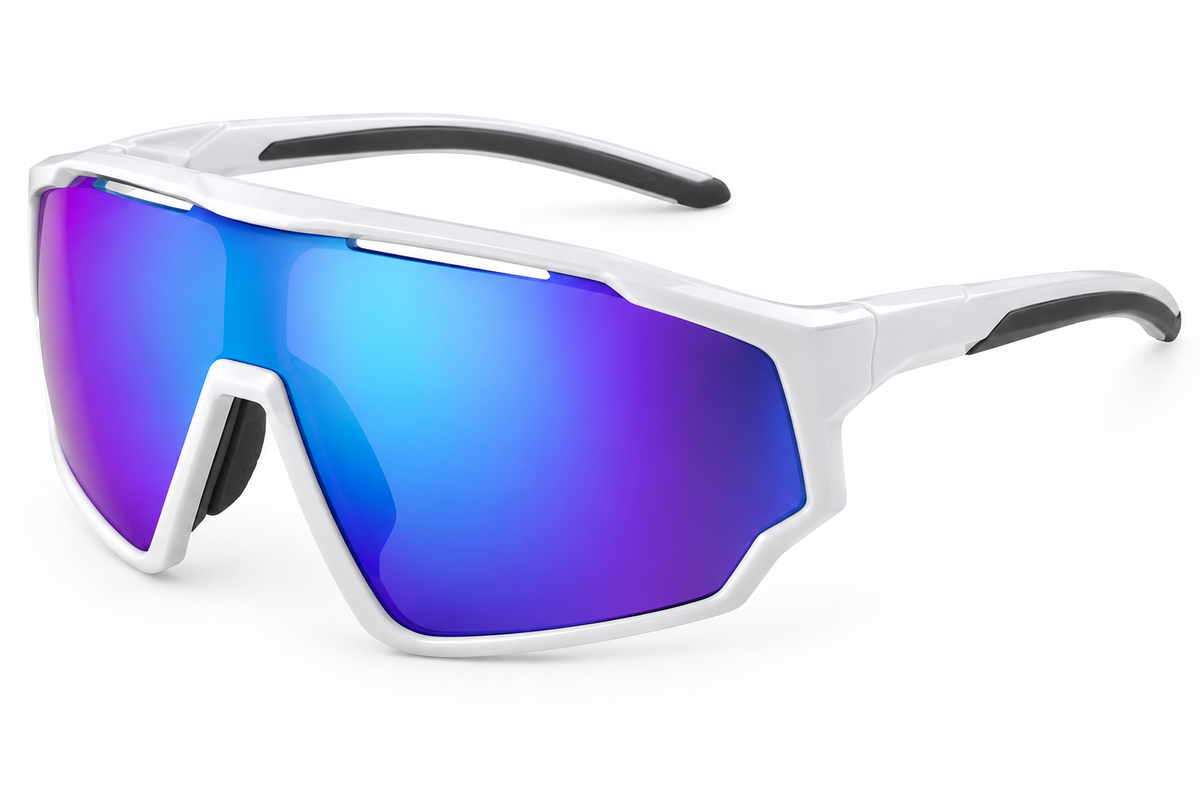 Blanc bleu violet