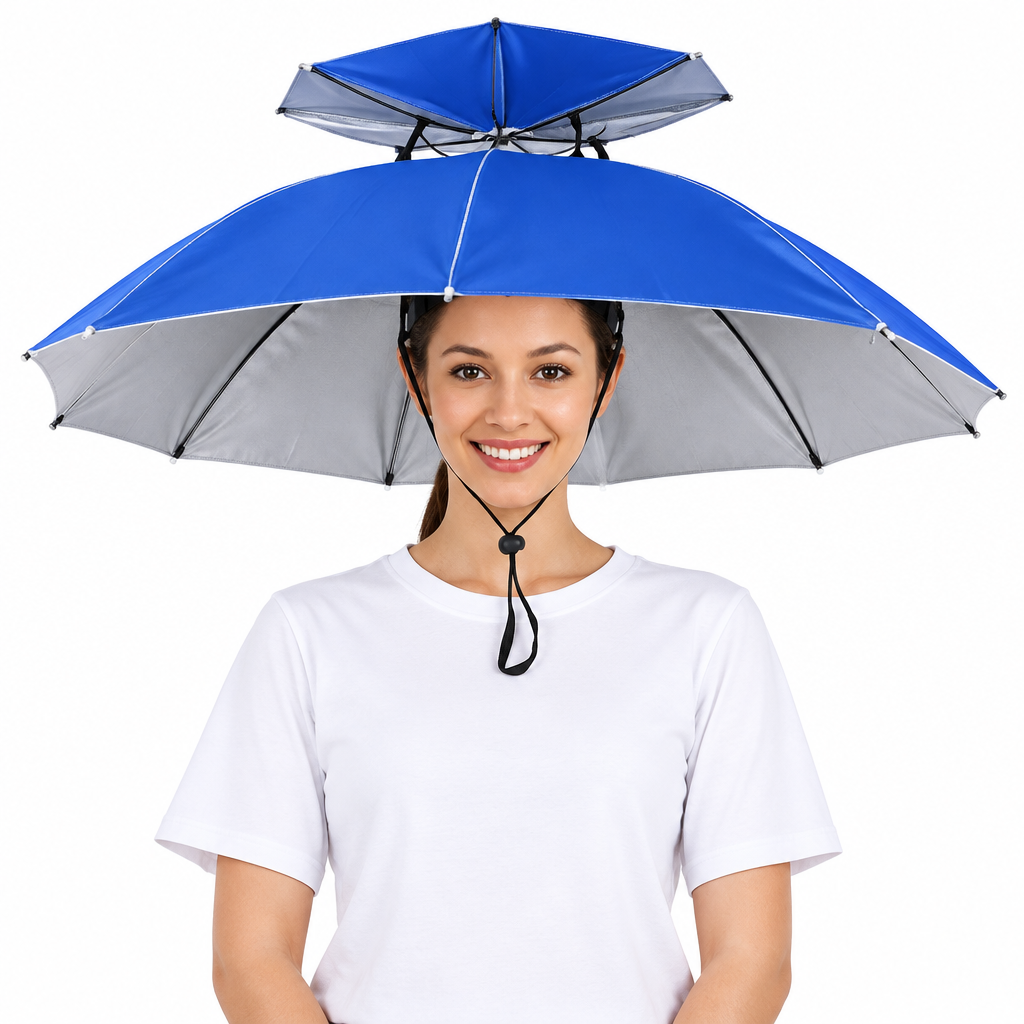 Chapeau bleu uni