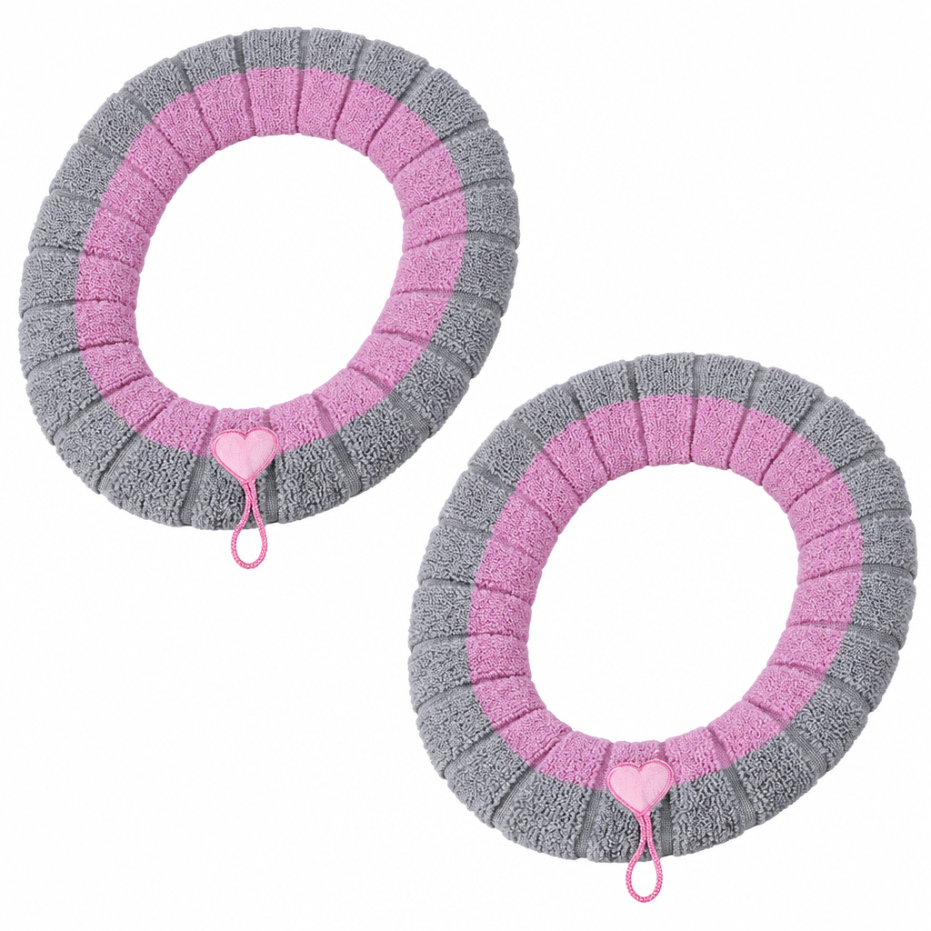 Gris et rose, 2 housses