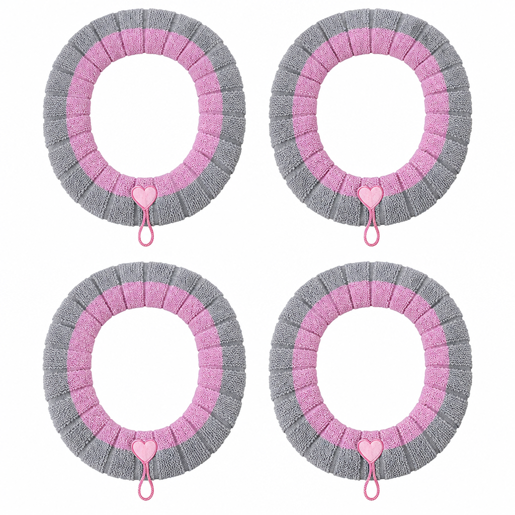 Gris et rose, 4 housses