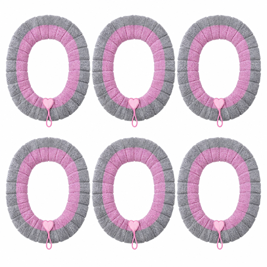 Gris et rose, 6 housses