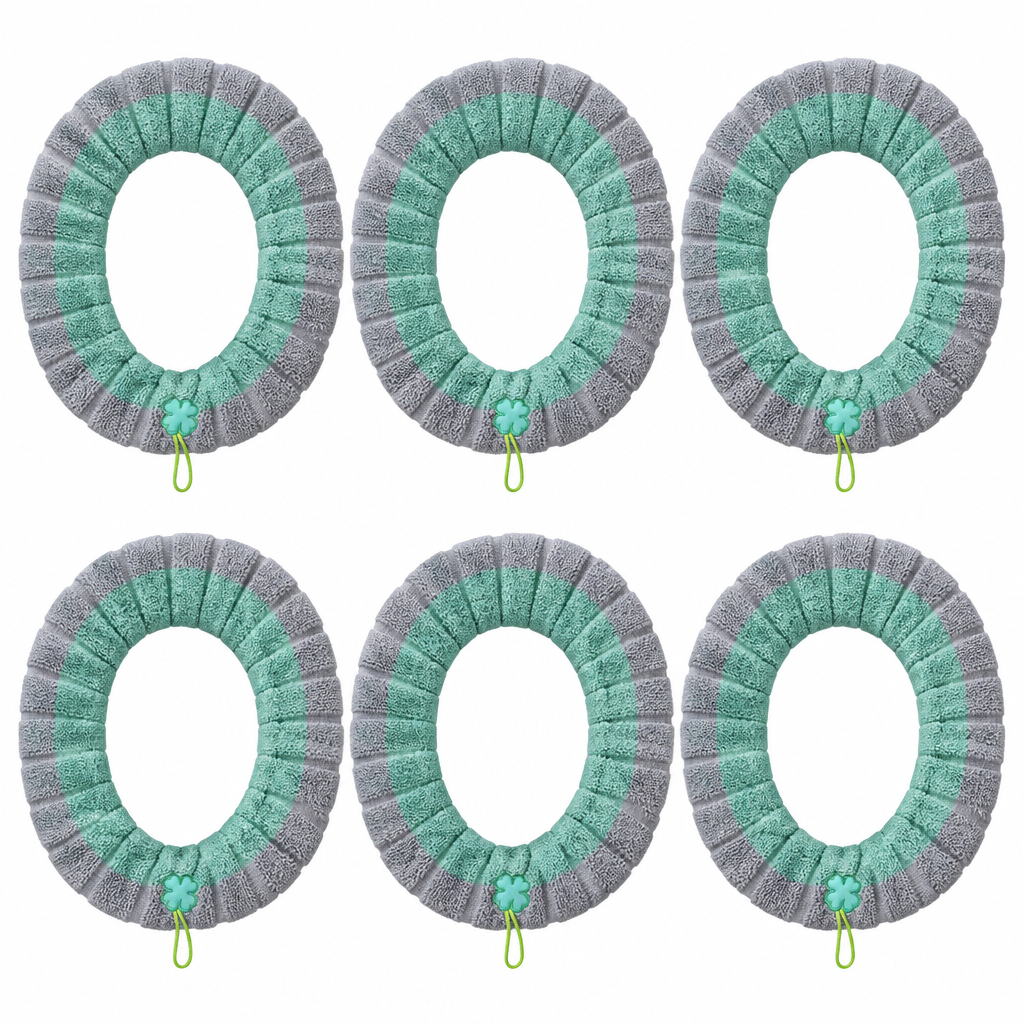 Gris et vert, 6 housses
