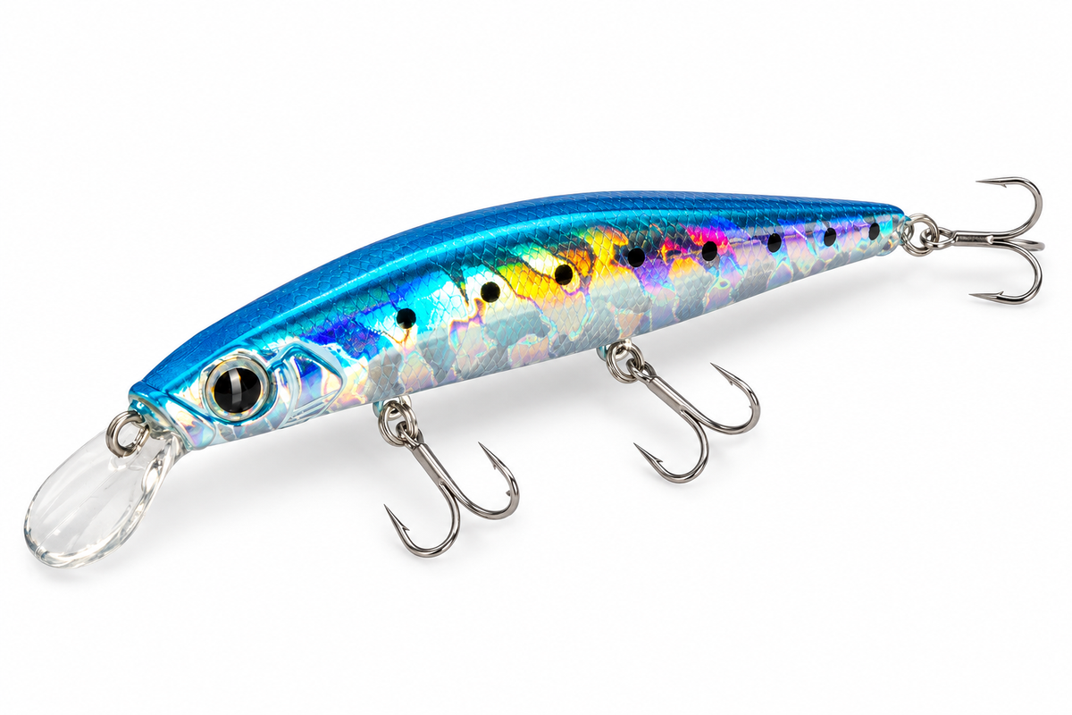 Leurre sardine bleu