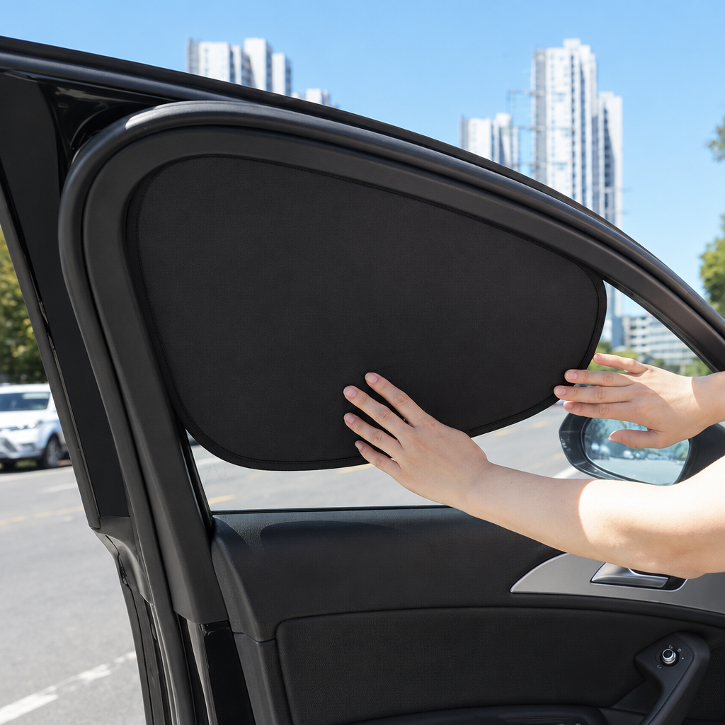 Pose sur une voiture à l’arrêt
